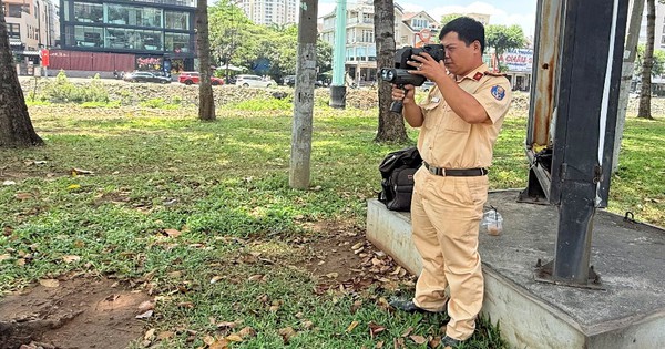 CSGT Cát Lái tăng cường bắn tốc độ, xử lý nồng độ cồn trên đường Võ Nguyên Giáp