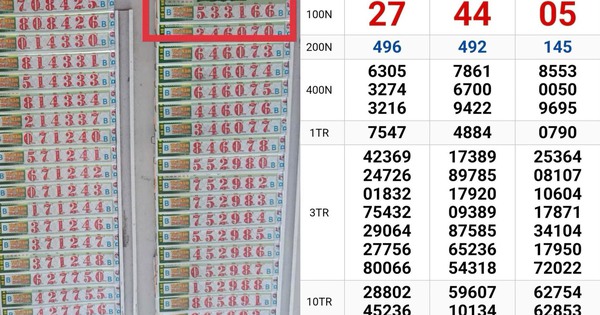 Đại lý Vĩnh Long bán trúng 14 tờ vé số khuyến khích, tổng giá trị 84 triệu đồng