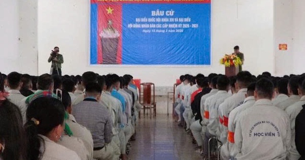 Điện Bi&ecirc;n: Hơn 900 người trong trại tạm giam, cơ sở cai nghiện tham gia bầu cử