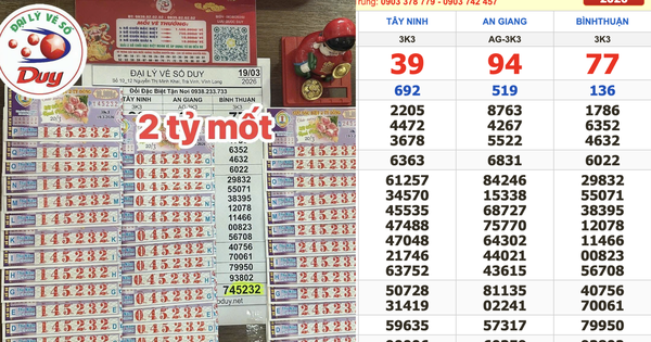 Xổ số miền Nam ngày 19 tháng 3: Ba người vừa trúng 2,1 tỉ đài Bình Thuận