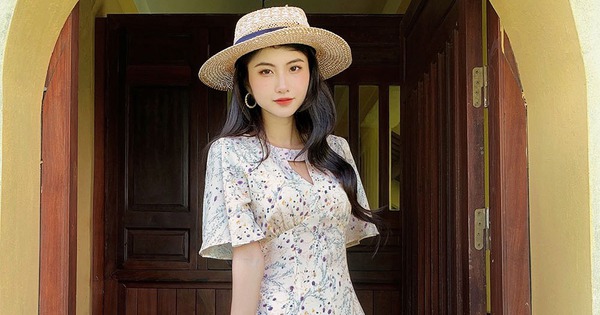 Đón gió xuân rạng rỡ cùng váy hoa nhí duyên dáng