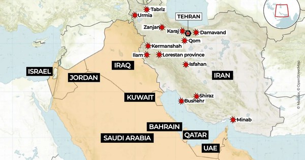 Trung Đông Căng Thẳng: Hezbollah Phóng Rocket, Israel Không Kích Beirut, Hàng Chục Người Thương Vong