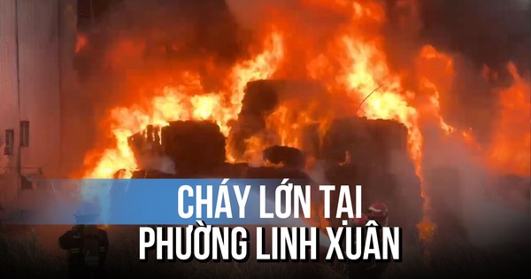 TP.HCM: Khoảnh khắc đám cháy bùng phát tại P.Linh Xuân