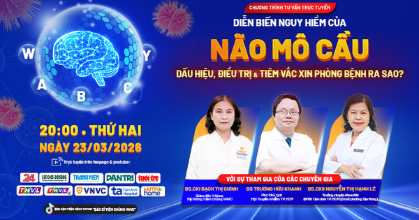 Tư vấn sức khỏe: Diễn biến nguy hiểm của não mô cầu và cách phòng ngừa