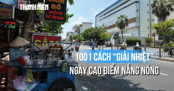 TP.HCM ngày cao điểm nắng nóng, người dân tìm đủ mọi cách 'giải nhiệt'