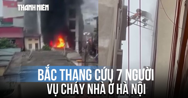 Hà Nội: Hỏa hoạn kinh hoàng ở Lĩnh Nam, người dân dũng cảm cứu 7 mạng người