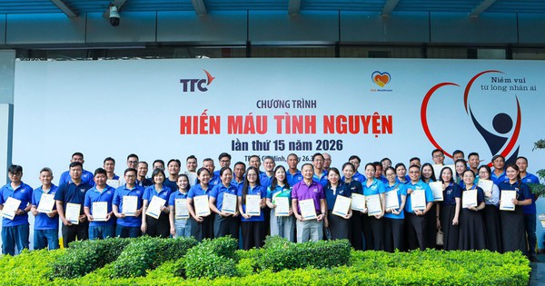 15 năm chương trình hiến máu tình nguyện ‘Niềm vui từ lòng nhân ái’