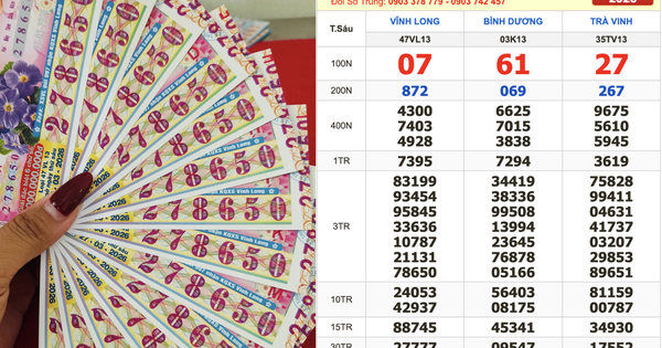 Xổ số miền Nam ngày 27 tháng 3: Nhiều người vừa trúng số đài Vĩnh Long