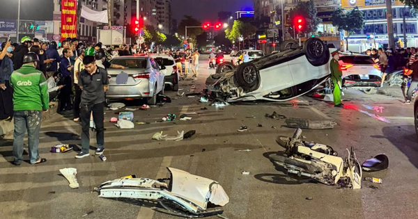 Tạm giữ hình sự tài xế xe Lexus gây tai nạn liên hoàn ở Hà Nội