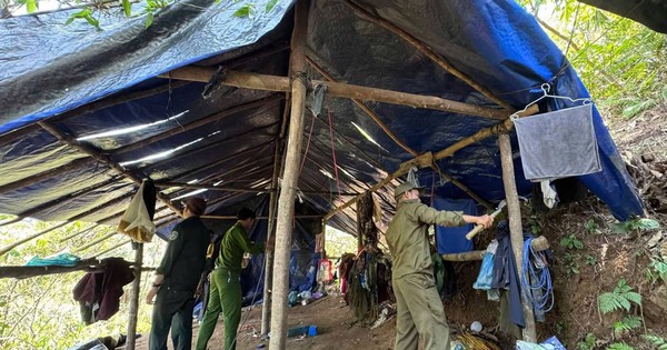 Đà Nẵng: Phát hiện 'công xưởng' khai thác vàng trái phép giữa rừng sâu Khe Ma