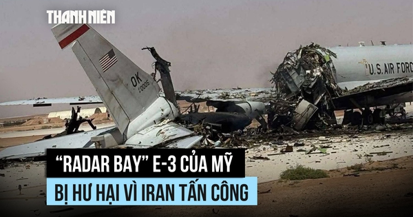'Mắt thần trên khung' E-3 quan trọng của Mỹ bị hư hại vì Iran tấn công