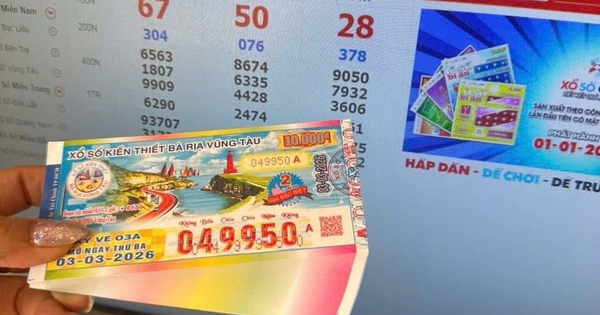 Xổ số miền Nam ngày 3 tháng 3: Vé trúng đài Vũng Tàu xuất hiện sớm