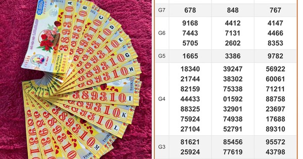 Xổ số miền Nam ngày 30 tháng 3: Khách vừa trúng số 14 tờ đài Cà Mau