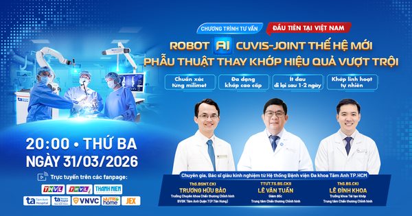 Tư vấn sức khỏe: Robot AI thay khớp thế hệ mới tại Việt Nam
