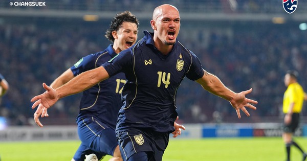 Đội tuyển Thái Lan thắng Turkmenistan phút 89, lách khe cửa hẹp giành vé Asian Cup 2027