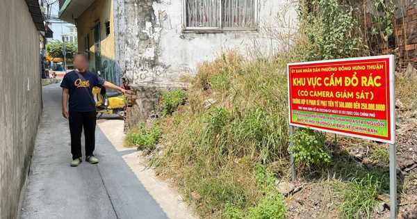 Bị phạt vì vứt 3 chậu cây vào bãi đất ở TP.HCM