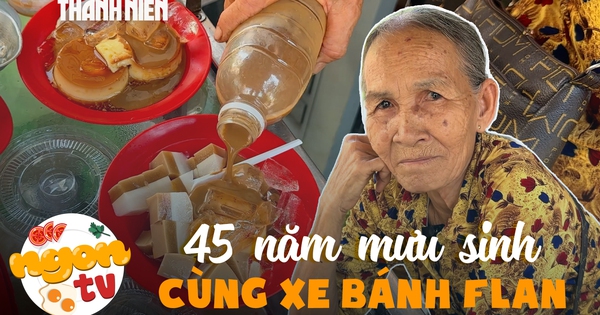 Xe bánh flan 45 năm núp hẻm của cụ bà 75 tuổi: Chỉ lời 1.000 đồng/cái