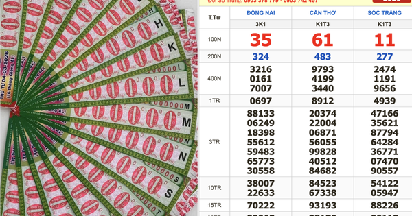 Xổ số miền Nam ngày 4 tháng 3: Truy tìm vé 111111 trúng đài Sóc Trăng