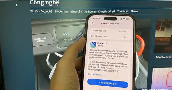 Apple bất ngờ phát hành iOS 26.3.1