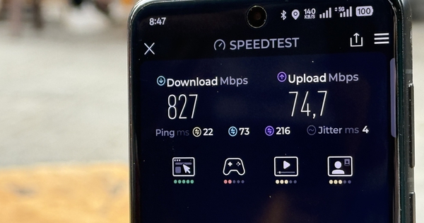 Tốc độ 5G tại Việt Nam lập đỉnh mới, tiến sát ngưỡng 600 Mbps