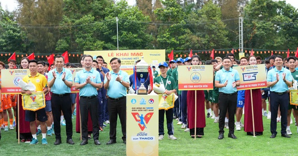 Khai mạc VCK giải bóng đá Thanh Niên sinh viên Việt Nam lần IV - 2026 cúp THACO