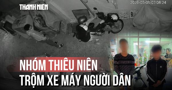 Công an TP.HCM điều tra nhóm thiếu niên 13-14 tuổi trộm nhiều xe máy