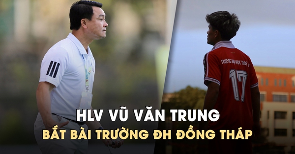 HLV Vũ Văn Trung 'giải mã' đấu pháp của đội Trường ĐH Đồng Tháp từ trước giờ bóng lăn