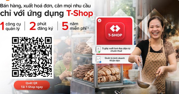 Techcombank ra mắt ứng dụng T-shop giúp hộ kinh doanh quản lý bán hàng vượt trội