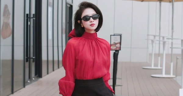 Sắc đỏ nồng nàn kết hợp đen huyền bí tạo diện mạo thời thượng