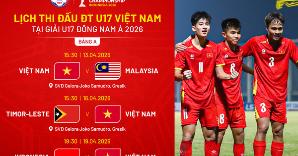Lộ diện lịch thi đấu và kênh phát U.17 Việt Nam: Không phải VTV, chạm trán Malaysia không nhập tịch