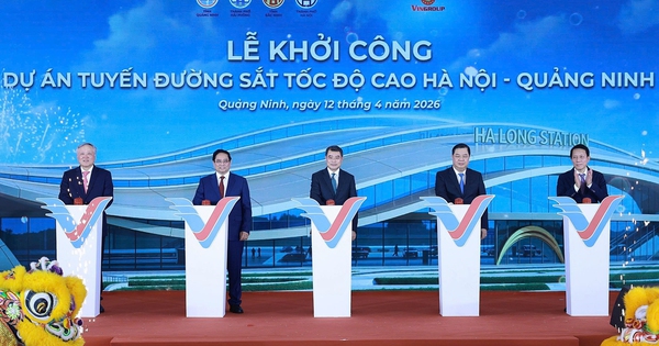 Khởi công đường sắt tốc độ cao, Hà Nội đi Quảng Ninh còn 23 phút