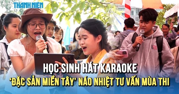 Học sinh thi nhau hát karaoke khuấy động Tư vấn mùa thi tại Vĩnh Long