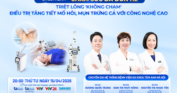 Triệt lông ‘không chạm’ giảm mồ hôi, trị mụn công nghệ cao