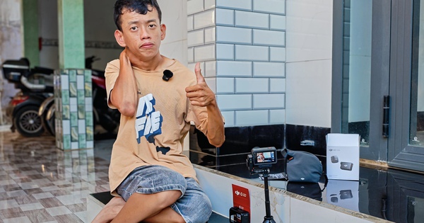 Lan tỏa trên mạng xã hội: Nghị lực của chàng trai khuyết tật