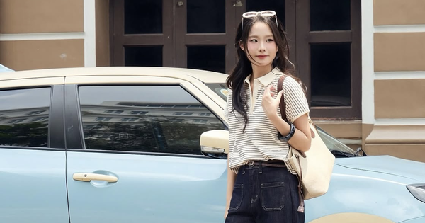 Xinh xắn xuống phố cùng bộ đôi áo polo và quần jeans năng động