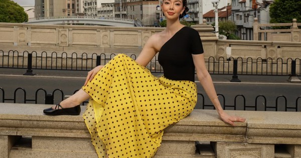 Chân váy chấm bi, điểm nhấn cổ điển cho phong cách hè