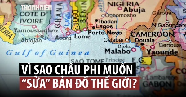 Châu Phi muốn vẽ lại bản đồ thế giới để thể hiện đúng kích thước