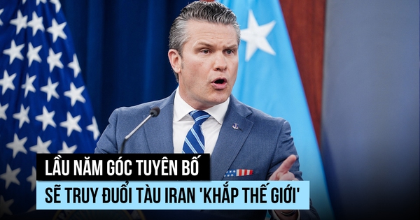 Lầu Năm Góc tuyên bố sẽ truy đuổi tàu Iran 'khắp thế giới'