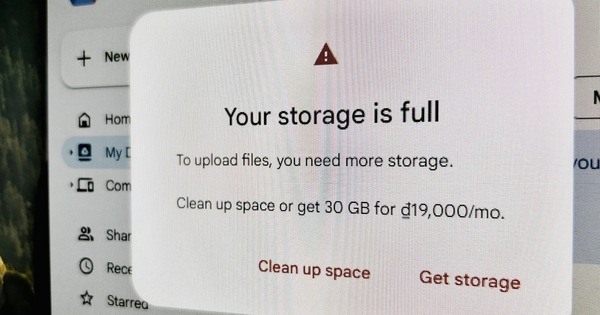 Các thủ phạm ẩn mình khiến Google Drive cạn kiệt dung lượng