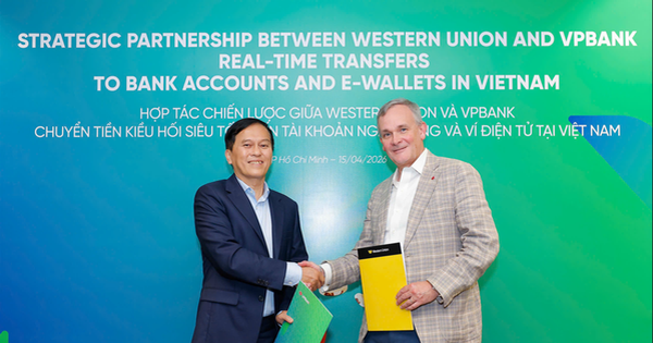 VPBank hợp tác Western Union nhận kiều hối vào ví điện tử, tài khoản siêu tốc
