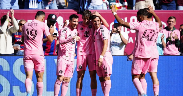 Messi ghi cú đúp giúp Inter Miami tìm lại chiến thắng, phá tiếp kỷ lục tại Mỹ