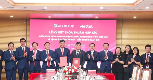 Agribank và Viettel ký kết thỏa thuận hợp tác, kết nối sức mạnh vì tương lai số