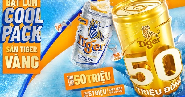 Tiger Beer chào hè 2026 với hàng triệu giải thưởng ‘Bật lon Coolpack - Săn Tiger vàng’