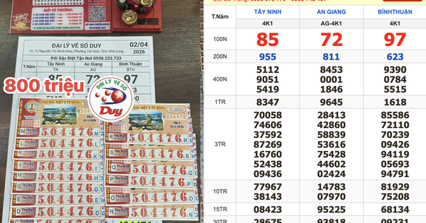 Xổ số miền Nam ngày 2 tháng 4: Người trúng số đài Bình Thuận là... khách quen