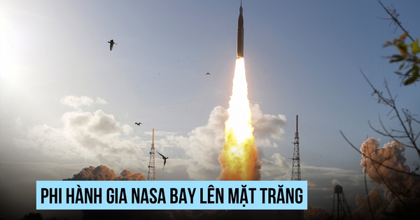 Xem tên lửa đưa phi hành gia NASA rời trái đất lên mặt trăng