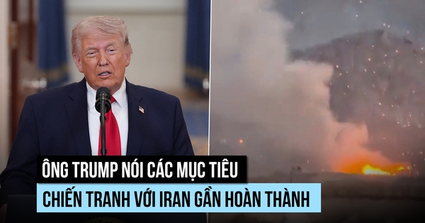 Ông Trump trấn an dân Mỹ, nói sắp kết thúc cuộc chiến Iran, còn đánh mạnh 2-3 tuần nữa