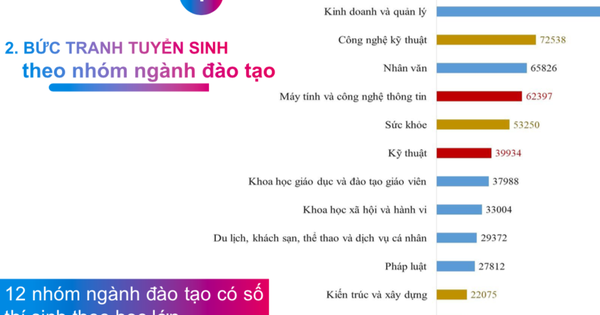 Cứ 5 thí sinh vào đại học, 1 người chọn ngành kinh doanh và quản lý