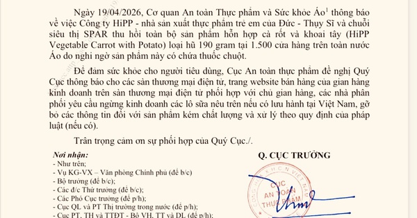 Nghi vấn hũ ăn dặm HiPP chứa thuốc chuột 