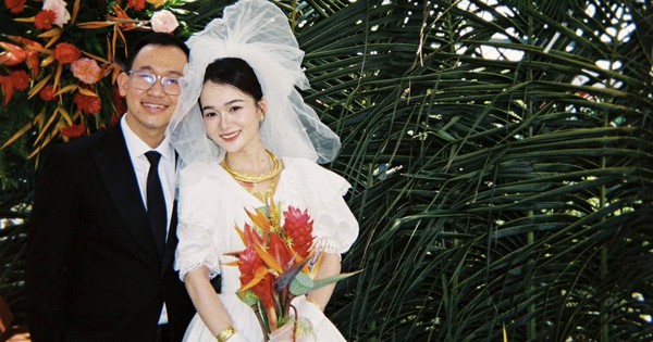 Cô dâu Kim Xoan tái hiện đám cưới truyền thống với sự hỗ trợ của cả xóm