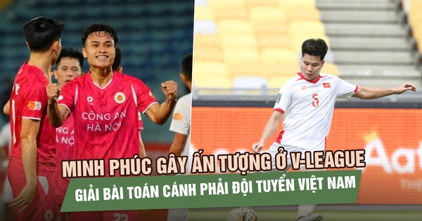 Minh Phúc gây ấn tượng ở V-League, giải bài toán cánh phải đội tuyển Việt Nam